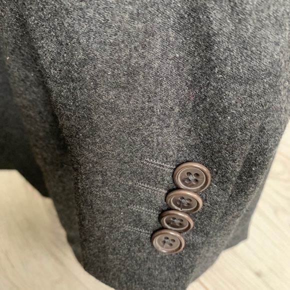 VINTAGE FENDI 100% CASHMERE men’s grey jacket MINT - Picture 5 of 15